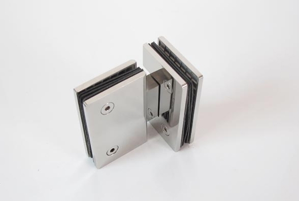 304不锈钢玻璃合页180度铰链淋浴房配件浴室夹合叶波迷娜bomina