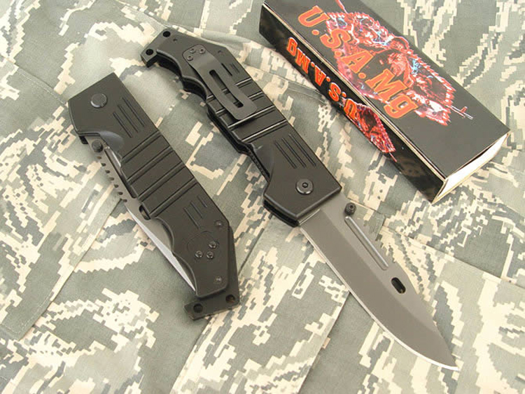 spikeusam9钛离子折刀野营折叠刀军刀户外刀具折叠刀求生刀折刀防身