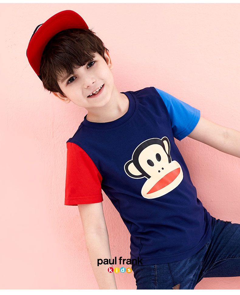 大嘴猴儿童帽子夏天男女童遮阳防晒帽可爱男宝宝棒球鸭舌太阳帽潮