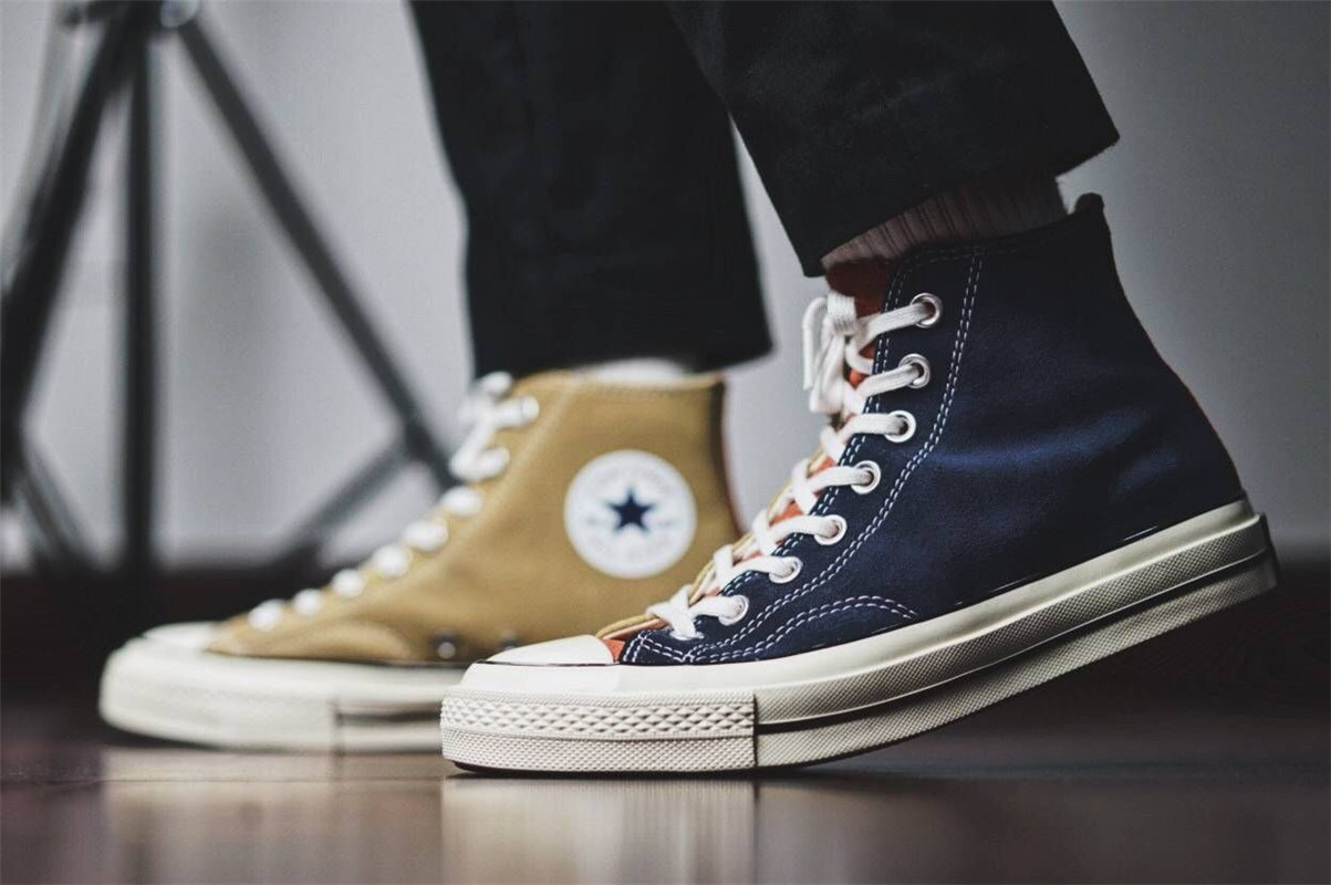 匡威/converse chuck taylor all star 1970s三星黑标高帮麂皮鞋系列