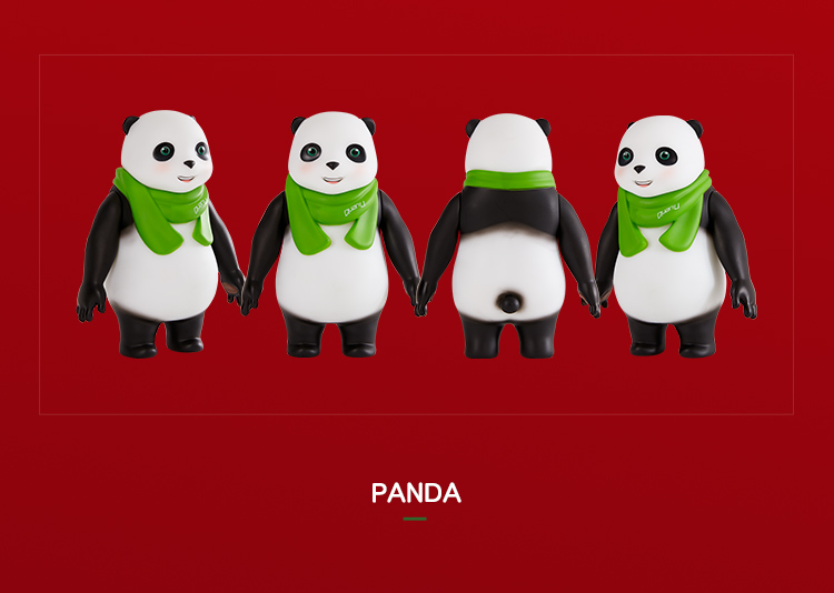 专属定制全友家居定制pvc熊猫公仔全店满3000减300满额送家电大礼包