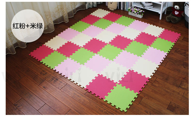 36片套装拼图泡沫地垫家用儿童爬行垫卧室拼接地板垫子榻榻米