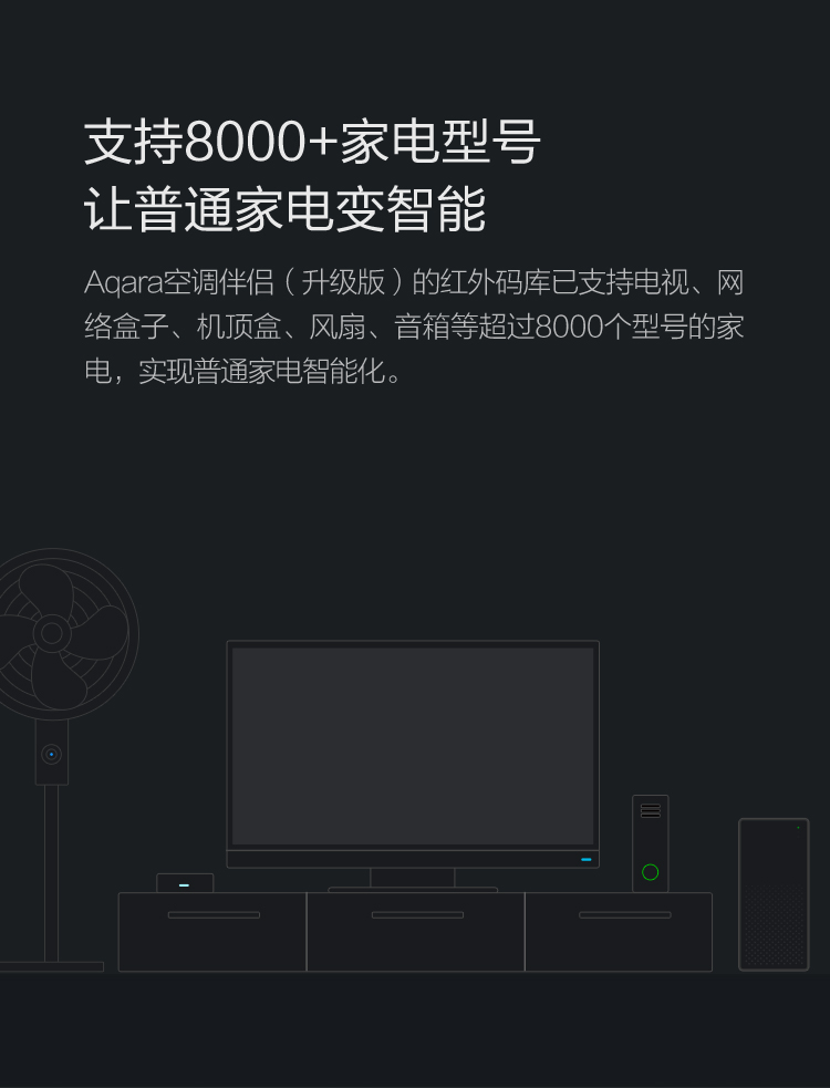 aqara綠米小米生態鏈空調伴侶升級版米家app控制格力美的海信空調小愛