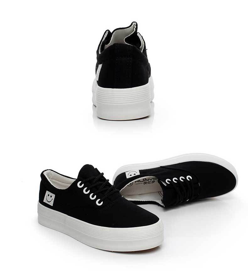 crape myrtle女士帆布鞋2809 2017春夏季新款白色帆布鞋女懒人鞋休闲