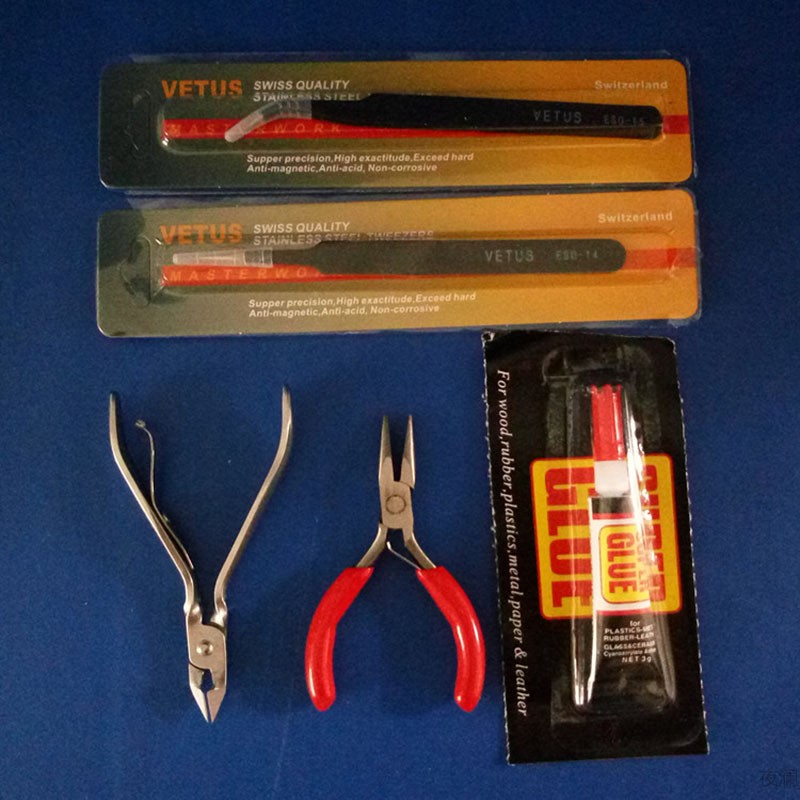 拼图原厂原装工具初级尖嘴钳高级水口钳工具套装拼酷金属模型专用