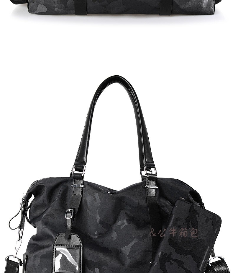 加州公牛男包手提包韩版百搭斜挎背男士包电脑包简约单肩包男迷彩休闲