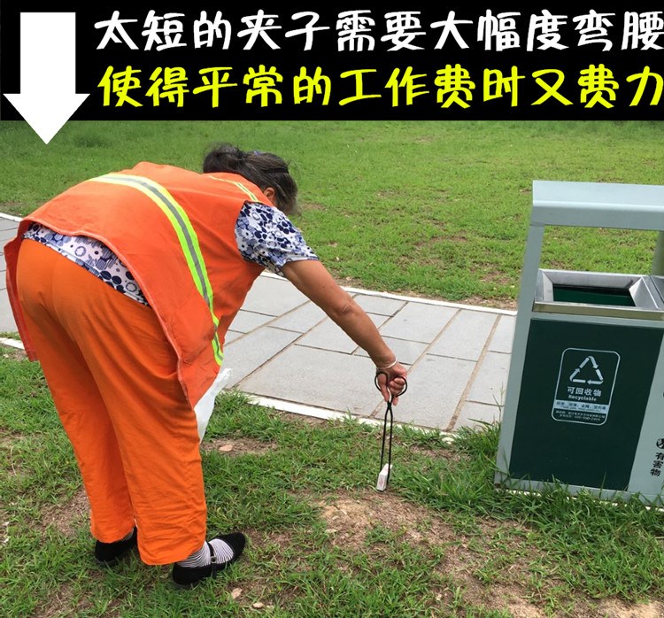 火钳夹长铸铁制作锅盔火钳加长超长煤球夹碳火钳铁钳火煤夹垃圾钳