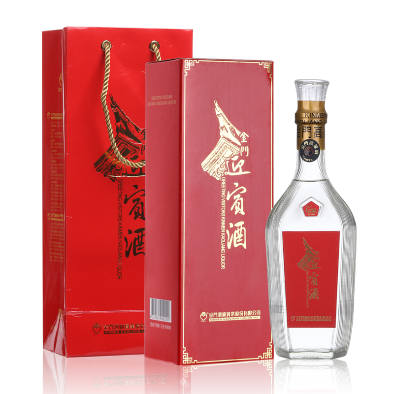 金门高粱酒迎宾酒46度600ml礼盒装