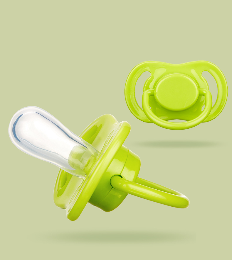 爱得利ivory安抚奶嘴安睡型安慰宝宝硅胶圆形塑料婴儿用品c01单个装