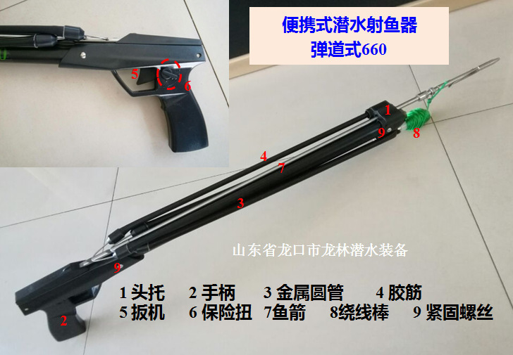 用钢管自制射鱼器图图片