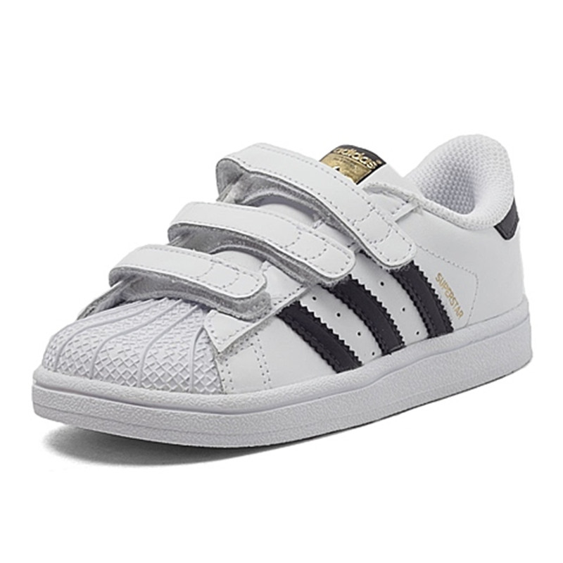 阿迪达斯童鞋男童三叶草运动鞋婴幼小童贝壳头金标板鞋b26070b23637ba