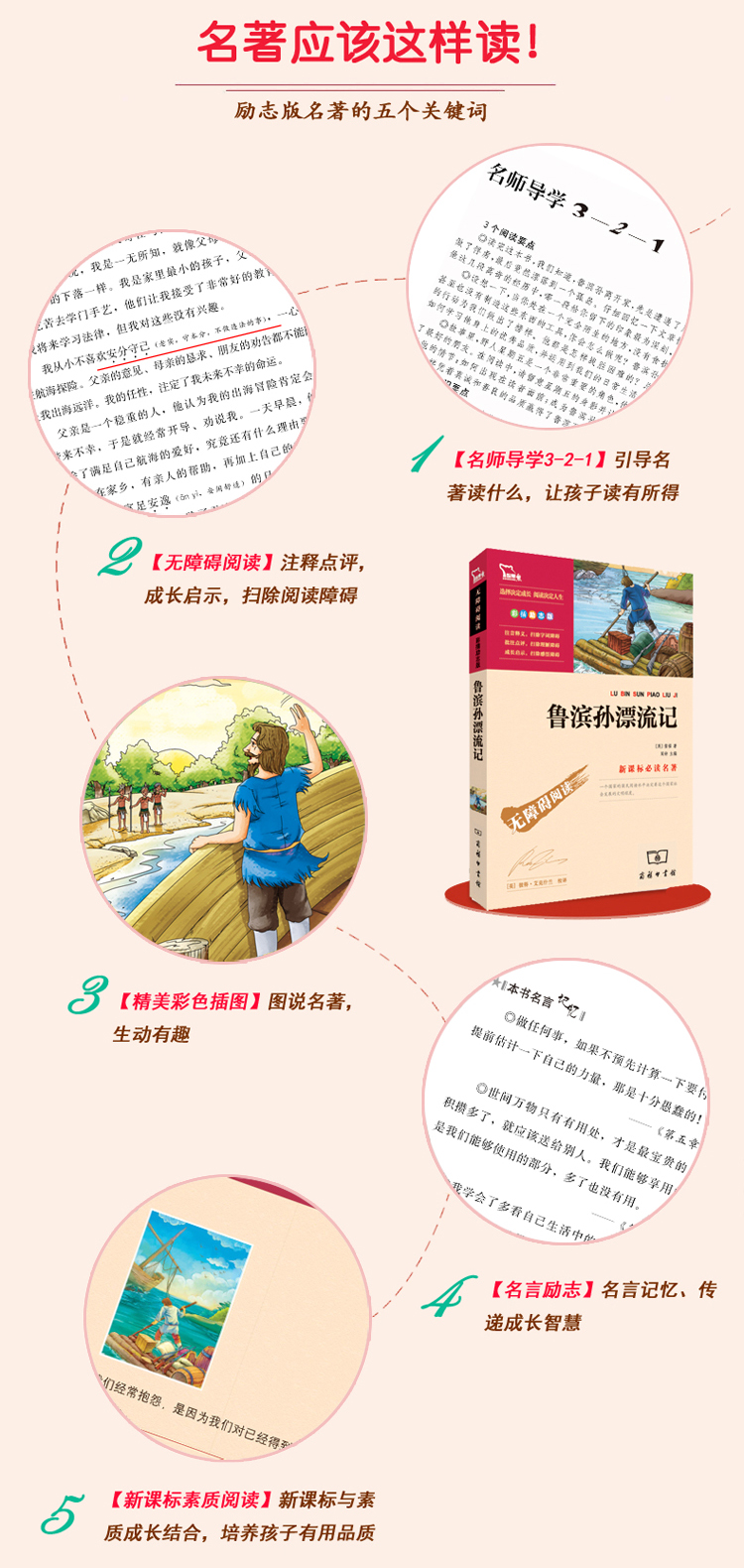 无障碍阅读 励志版 鲁滨孙漂流记 英 笛福著 摘要书评在线阅读 苏宁易购图书 无障碍阅读 励志版 鲁滨孙漂流记 英 笛福著 摘要书评在线阅读 苏宁易购图书