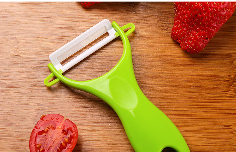 乾越qianyue多功能陶瓷刀水果削皮刀水果刀刨皮刀2件套