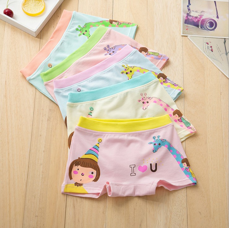 828新款宝宝内裤女宝1346岁纯棉小女孩短裤头女童幼儿四角裤