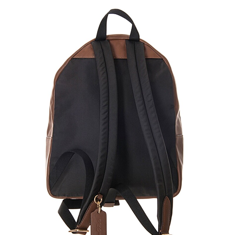 svavk 蔻驰(coach)女士中号女包褐色双肩包女背包经典印花 f32200