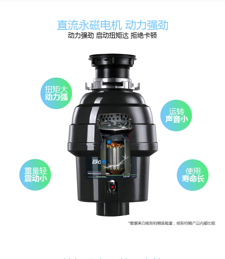 唯斯特姆 垃圾处理器 859AS