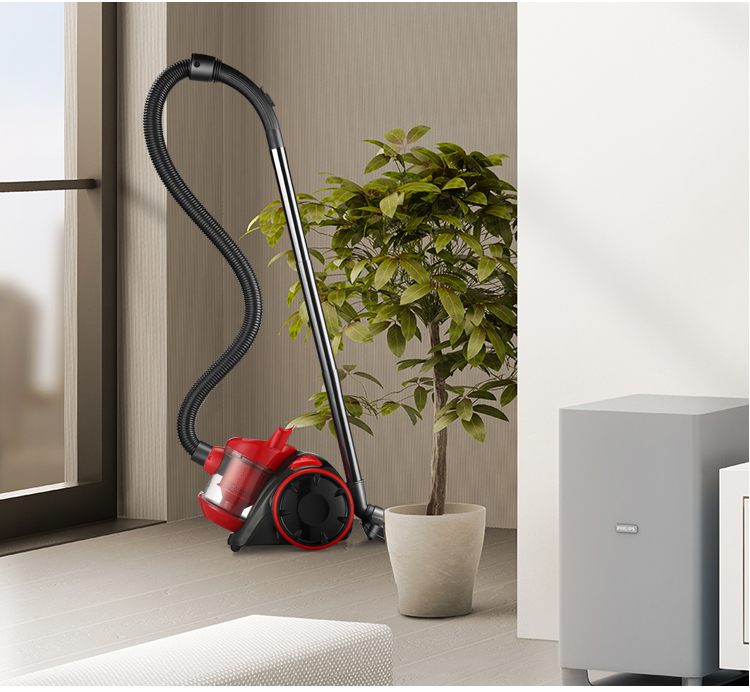 康佳konka吸尘器小型家用卧式吸尘器手持吸尘机kzx11黑红