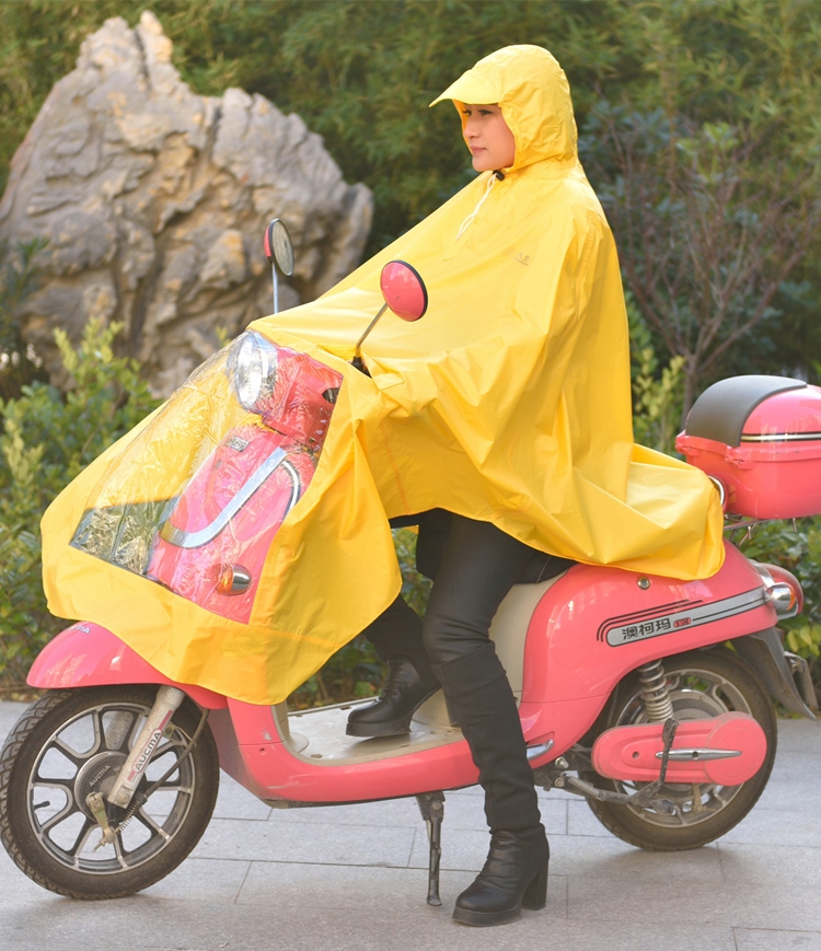 天堂雨衣电动车雨衣加大加长成人男女雨披摩托车电瓶车雨衣送鞋套