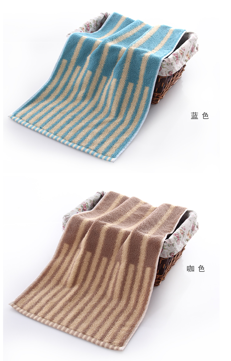 图强纯棉阿瓦提长绒棉毛巾加大加厚男女成人情侣柔软洗脸大毛巾