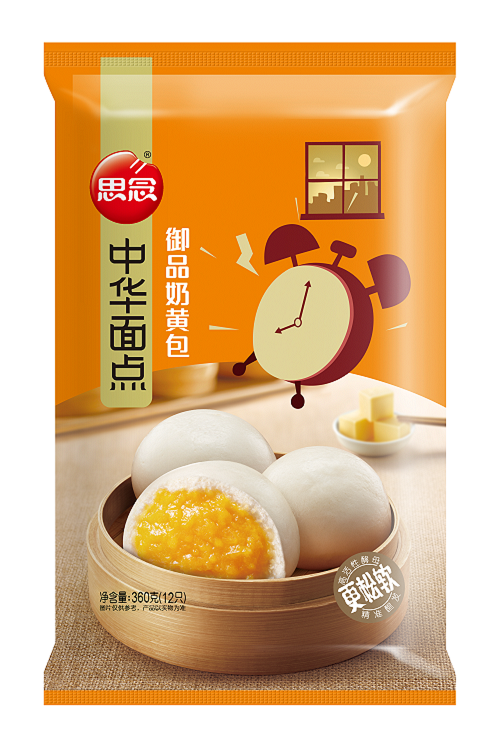 思念面点 思念早8点奶黄包360g【价格 图片 品牌 报价】