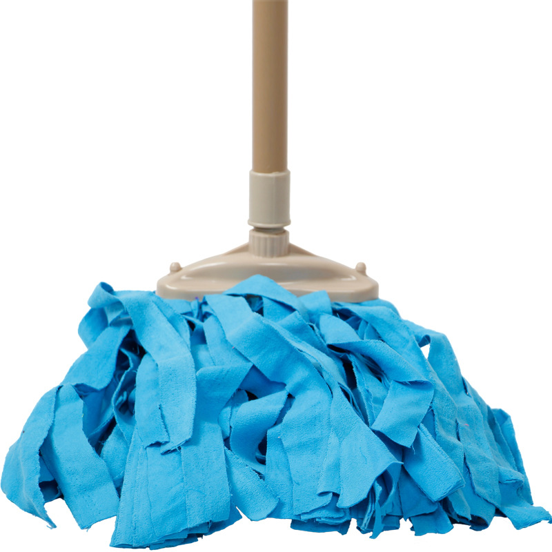 [规格:五把装]可拆卸拖把 鹿皮绒巾拖把漆杆拖布条形 宽头吸水直杆多