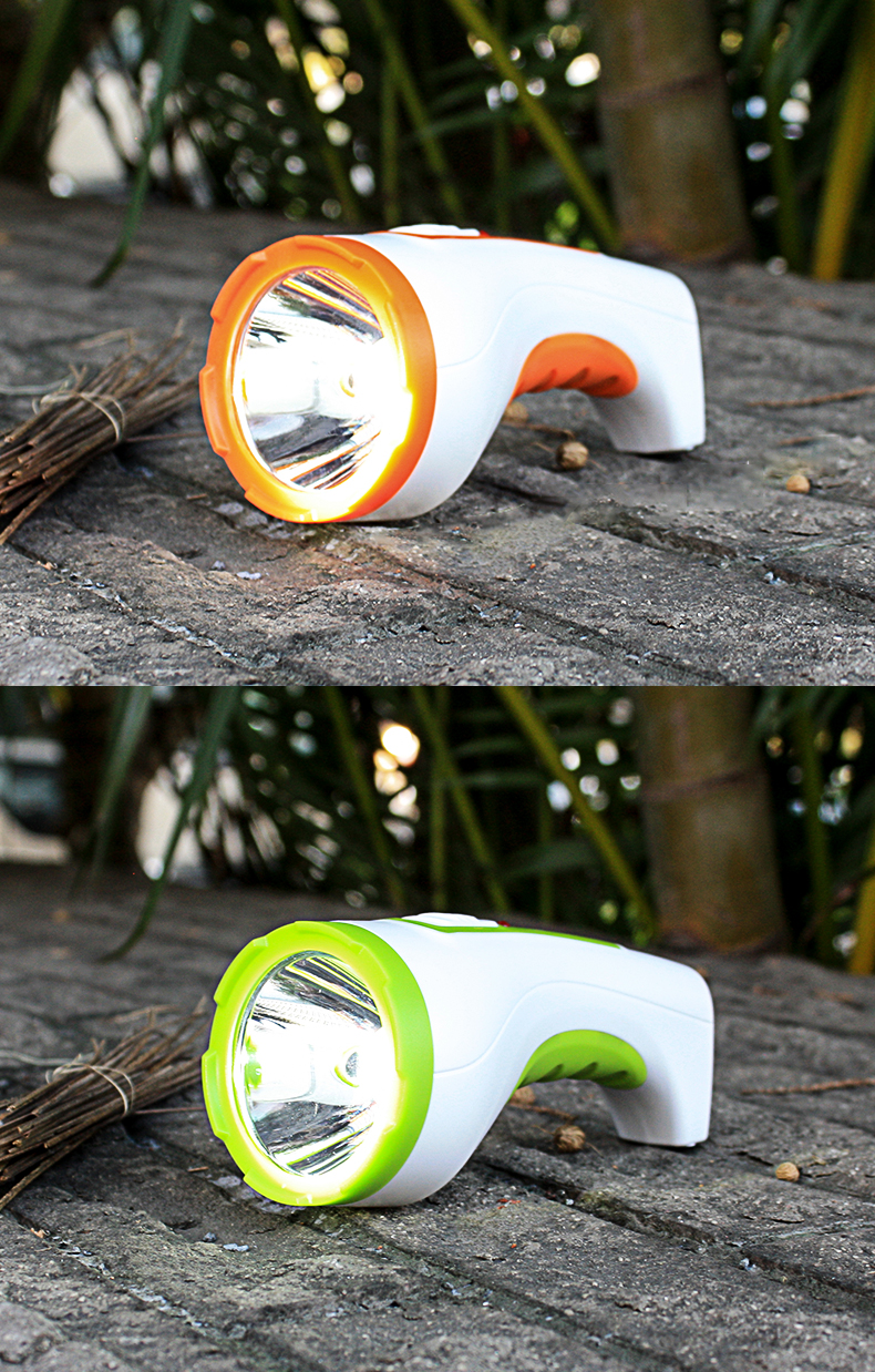 金莱特家用手电筒充电式手电筒便携led应急户外野营多功能照明灯