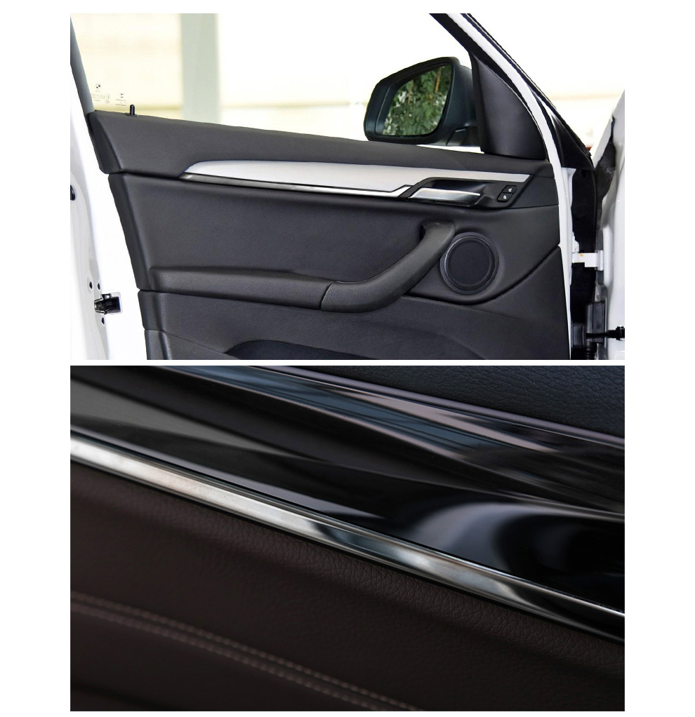 宝马x1改装车门板饰条驾驶亮条装饰内饰不锈钢专用金属20i28i