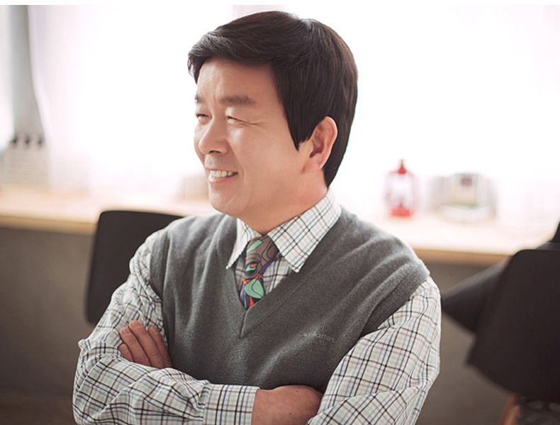 真发假发 男短发 清爽年轻爸爸假发 中老年男士整顶假发套 (规格:黑色