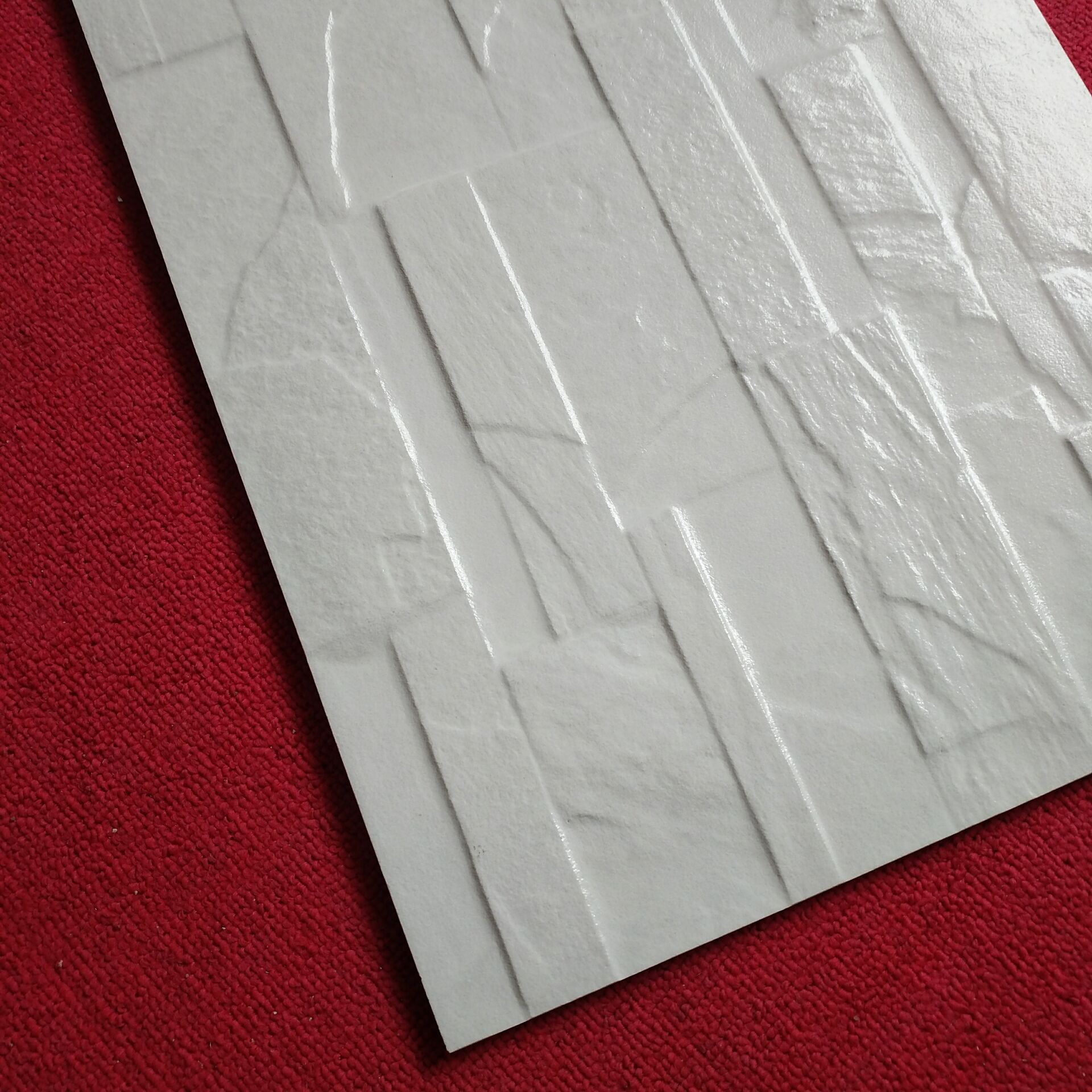 仿石纹瓷砖300x600墙砖凹凸面内墙砖阳台客厅背景墙砖不透水瓷片壹德