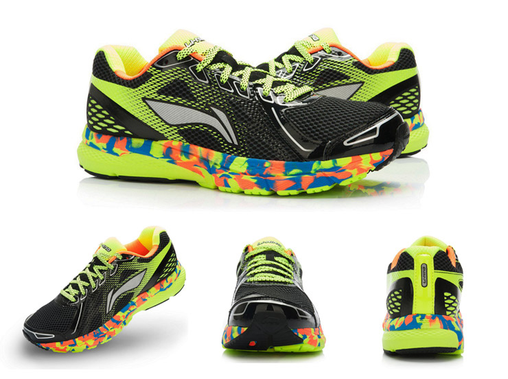 李宁新款男子智能跑步鞋烈骏自带智能芯片稳定跑鞋4