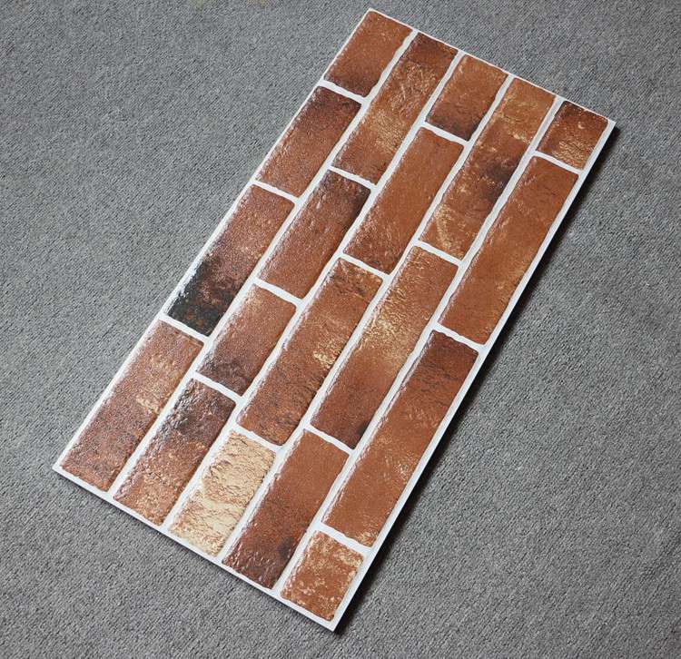 田园风格仿砖墙文化石300*600客餐厅背景墙造型仿古砖瓷砖外墙砖壹德