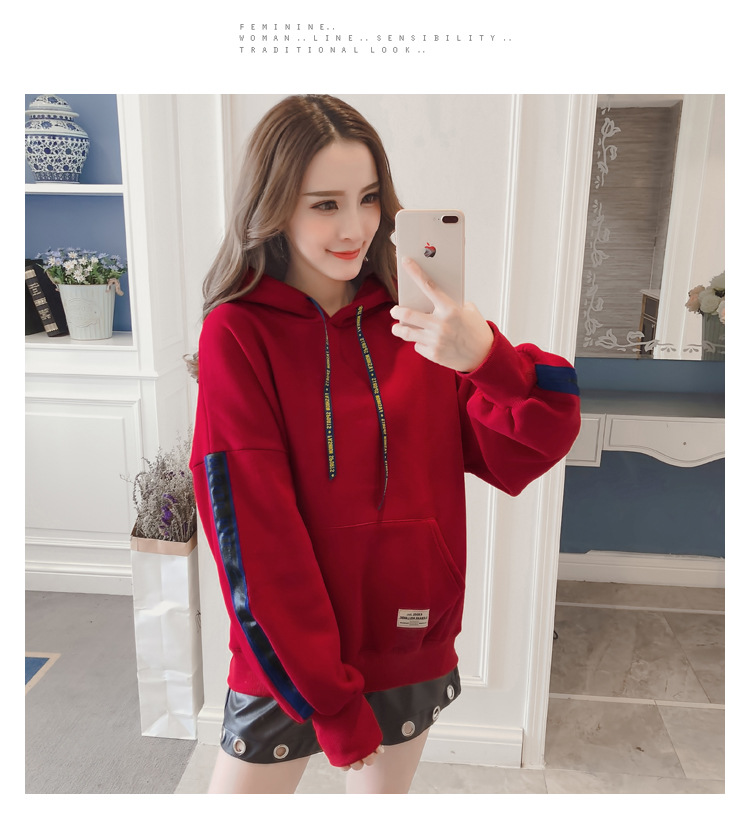 魅言魅语20172017冬季新款韩版加厚加绒女卫