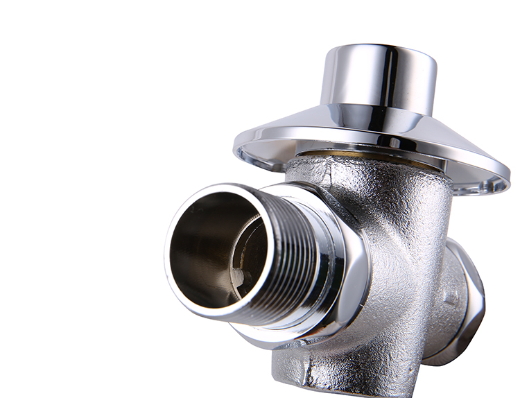 永瓷卫浴暗装脚踏式延时大便冲洗阀全铜手按式冲水阀蹲便器冲洗阀yc