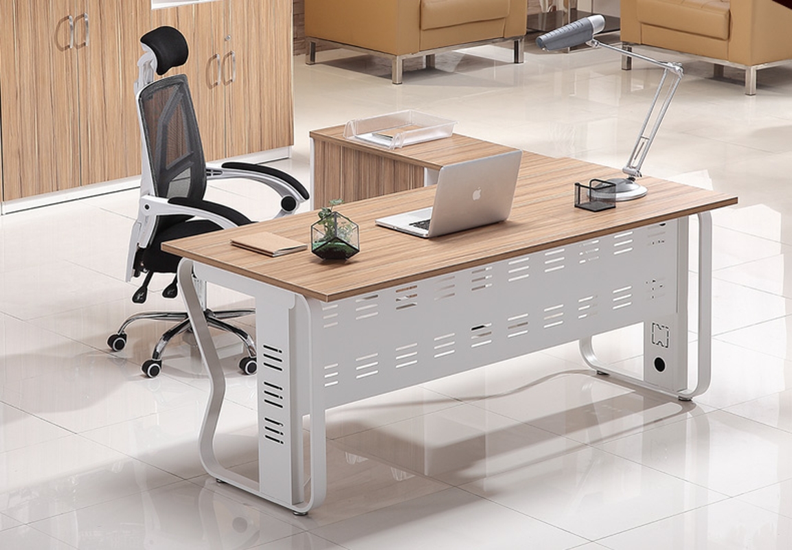 jin hu) 办公家具简约现代大班台老板桌其他金属钢架时尚办公桌总裁桌