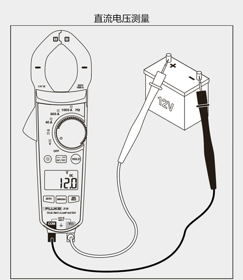 钳形电流表电气符号图片