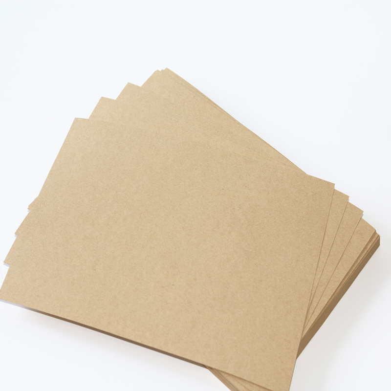 得力凭证封皮牛皮纸160g1包100张a3