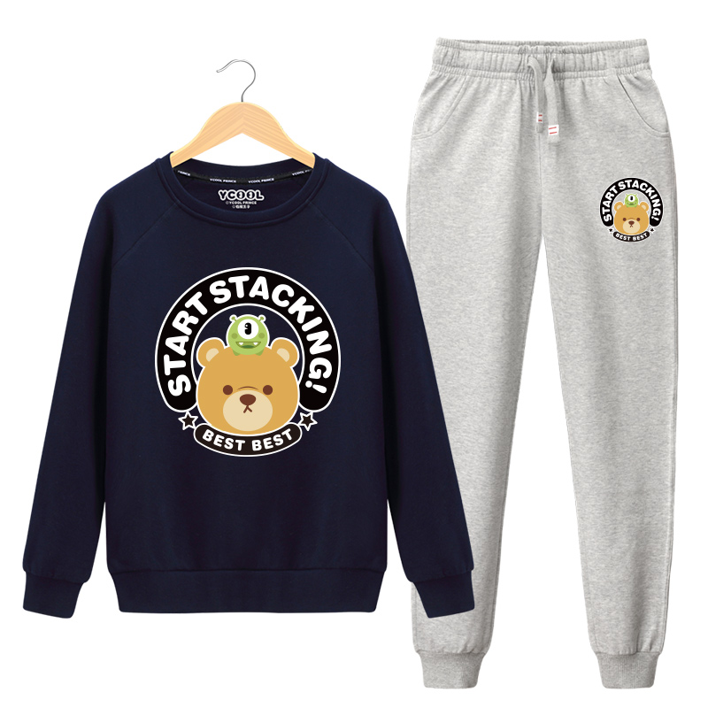 【曼妮(zmany)女士卫衣/帽衫】 mtiny大眼仔卫衣卫裤套装 春季节新款