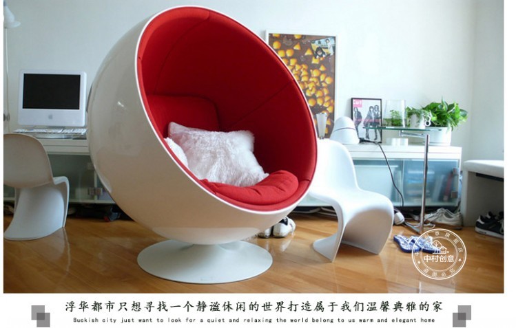 创意大圆球简约现代蛋型泡泡椅ballchair个性沙发懒人休闲椅都市诱惑