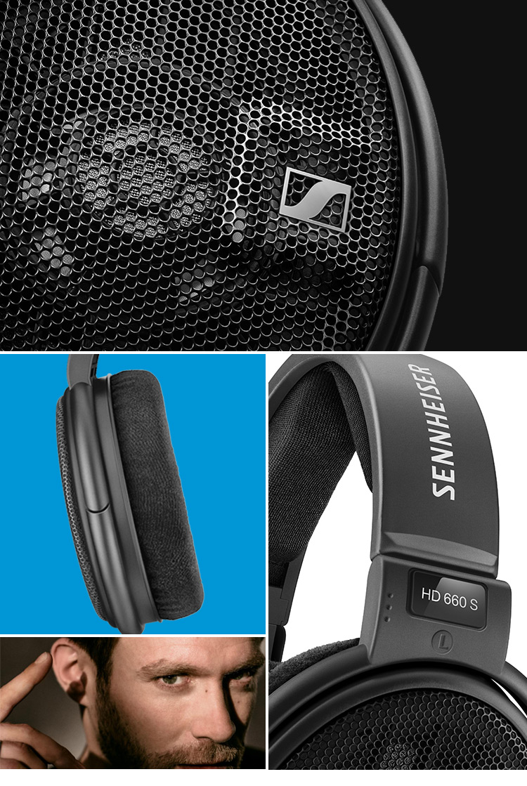 森海塞尔(sennheiser)hd660s 开放式动圈头戴式hi-fi音乐监听耳机