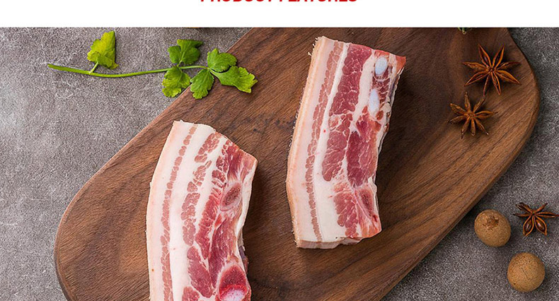 【丹麦皇冠猪肉】 [苏宁生鲜]原膳丹麦皇冠天然谷饲五花肉(带皮带骨)