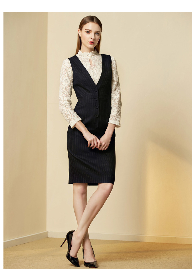 欧柏兰奴连衣裙针织无袖h型流苏马甲连衣裙中长款