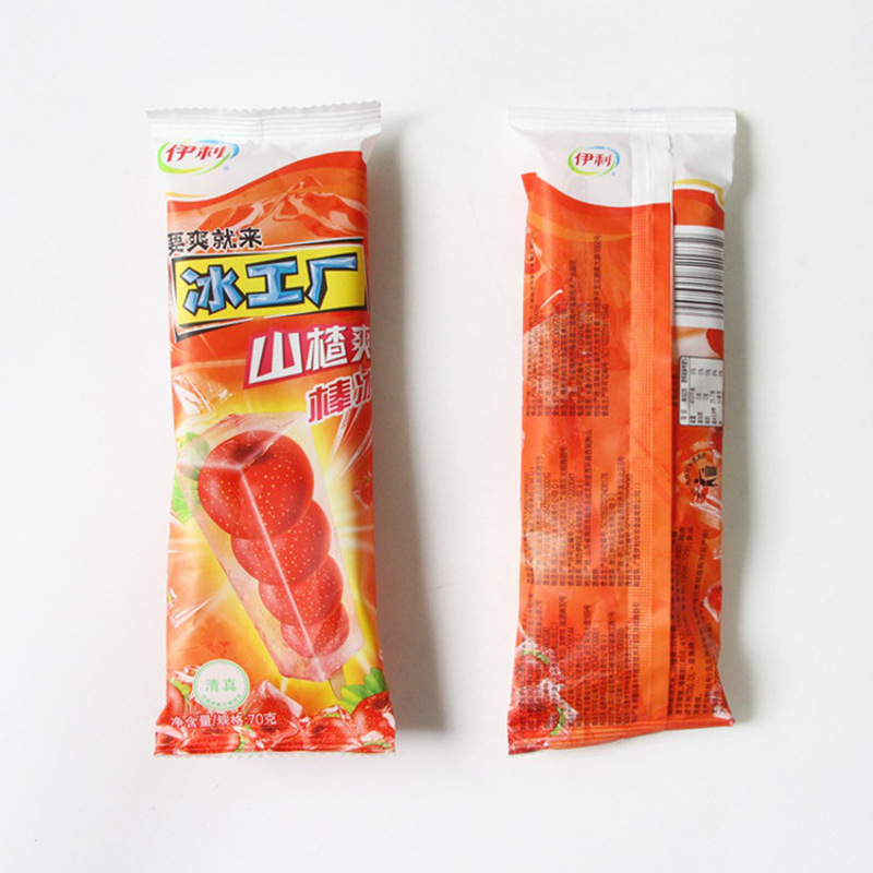 伊利冰工厂山楂棒5支70克冰激凌冰棍满160元起送免运bp