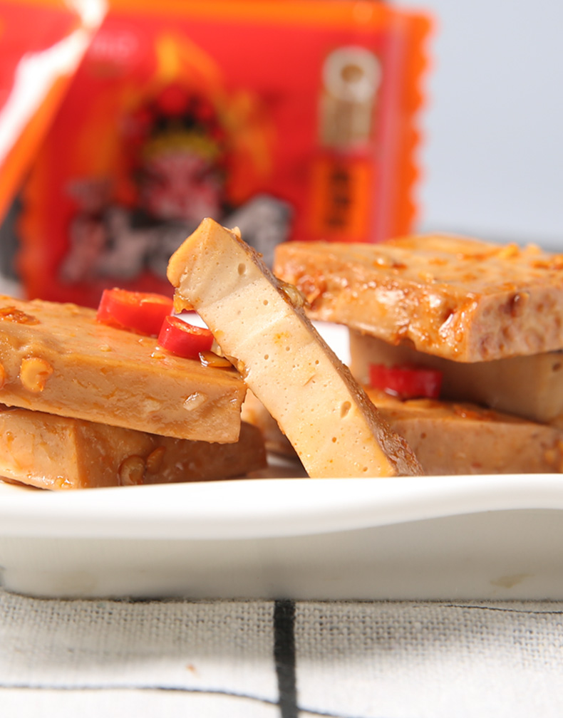 好巴食豆干 好巴食 豆腐干 休闲零食 q豆干香辣味200g【价格 图片