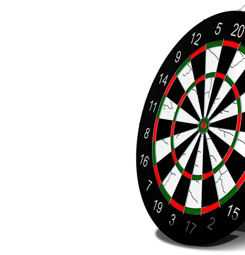 萌穗运动户外玩具9427 【18寸双面植绒标靶 6支铜镖】飞标盘飞镖盘套