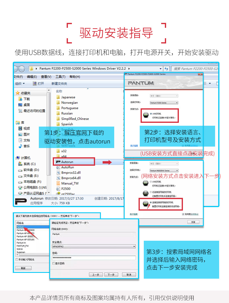 奔图（PANTUM）P2228 黑白激光打印机 易加粉小型办公打印机