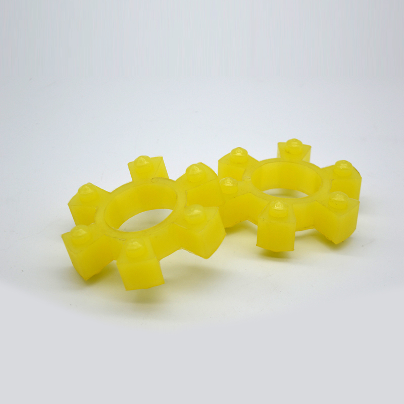 电动葫芦聚氨酯六角垫减震垫六角块梅花垫弹性缓冲垫联轴器垫水泵