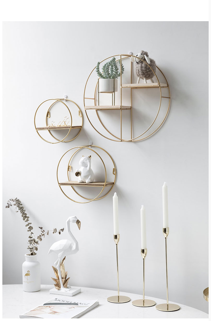 双六角swh钉6北欧风格装饰创意墙壁房间饰品客厅家居置物架挂饰墙面