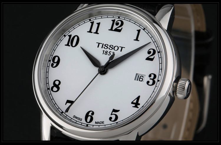 天梭tissot手表卡森系列石英男表时尚指针男士手表腕表t0854101101100