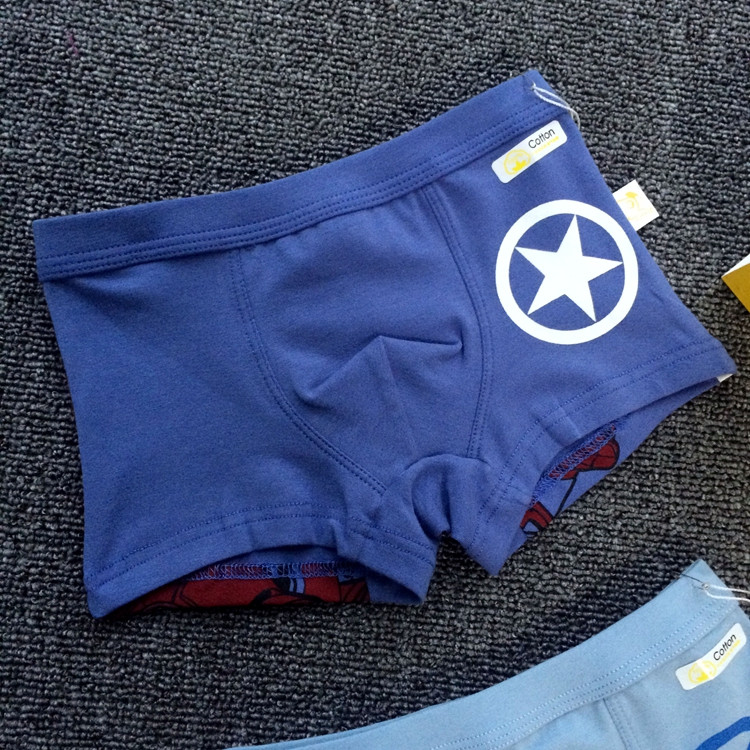 828新款夏新款高端品牌专柜正品大中小童2条装超人内裤