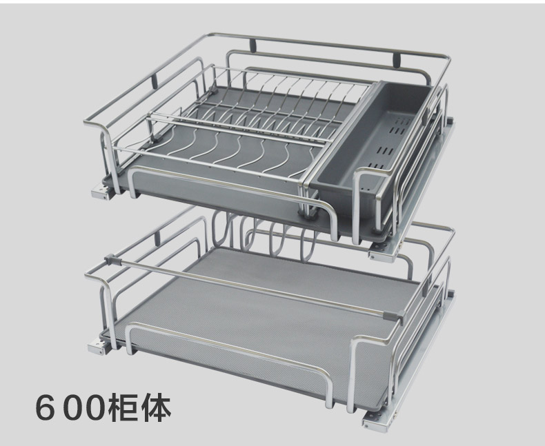 都市诱惑卫浴五金/挂件0000 橱柜拉篮碗碟篮碗盘平篮blum阻尼轨道厨房